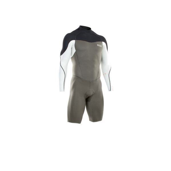 altra - ION Wetsuits Element 2/2 Shorty LS Back Zip - 48212-4451 - 48/S dark olive/white/black