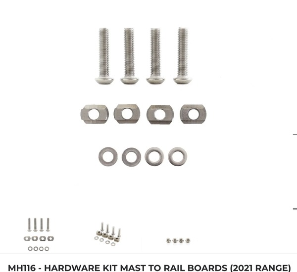 Sabfoil - SABFOIL HARDWARE KIT MAST TO RAIL BOARDS