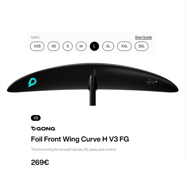 Gong - Foil Curve H v3 taglia L