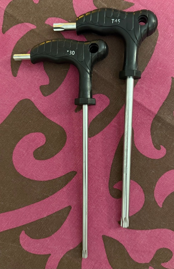 Duotone - chiavi Torx T30 M6 e T45 M8