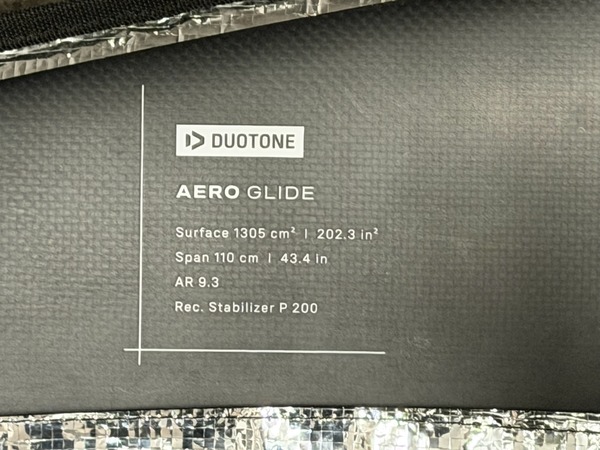 Duotone - Set Aero Glide 1305 con stabilizzatore P200