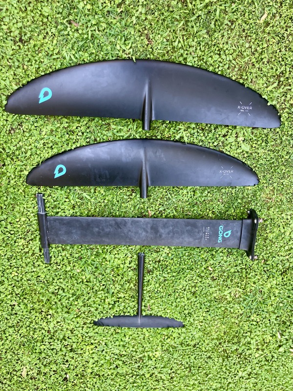 altra - Gong Wing Plus 5.0 - RRD Beluga LTD Y27 125 l - Gong Foil X-Over V3 XXL + XL