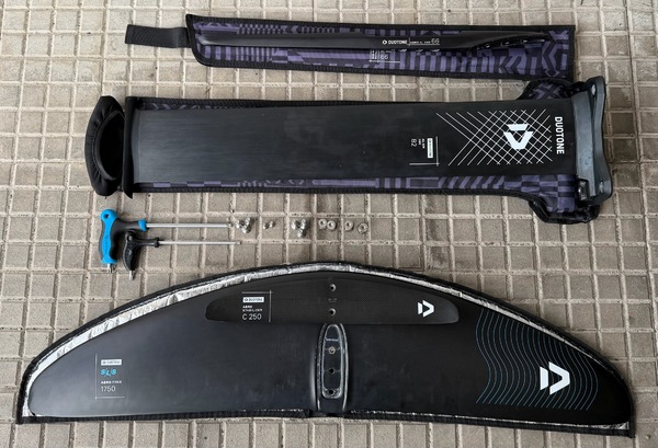 Duotone - hydrofoil set Aero Free 1750/250 SLS Mast 82 Alu QM Fuselage 66 AL3BS