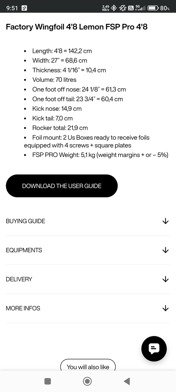 Gong - Gong LEMON CUSTOM 70LT