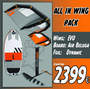 Rrd International   All In Wing Pack Air Comprende: RRD Evo Wing + Foil Dynamic + Tavola Air Beluga + Waist Leash